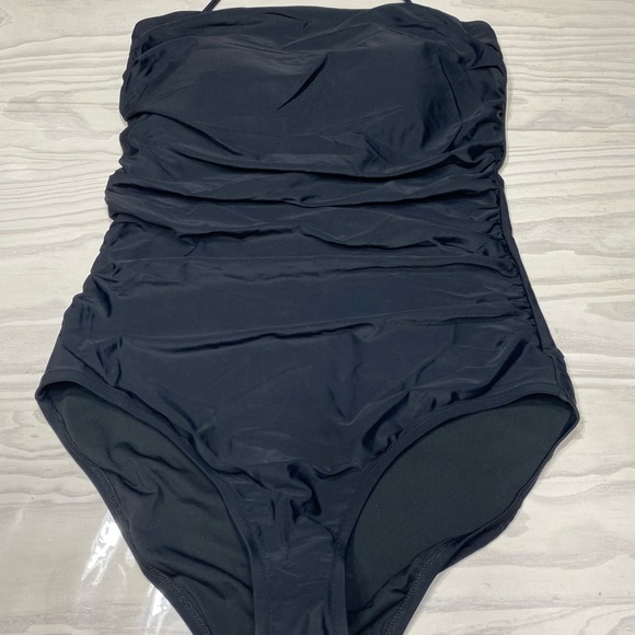 J.Crew Factory Women’s Strapless one-piece swimsuit NWT Size L Large - Picture 7 of 12